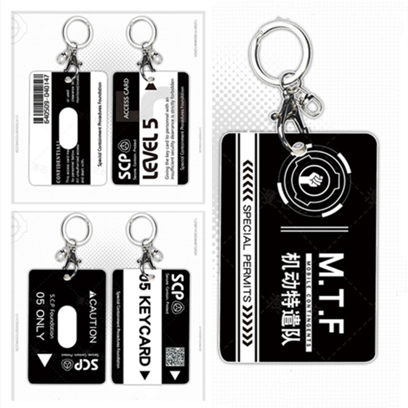 Home Cooking Game - SCP Foundation Cosplay Game Card Set
