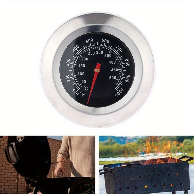 Home Cooking Food - Stainless Steel BBQ Smoker Grill Temperature