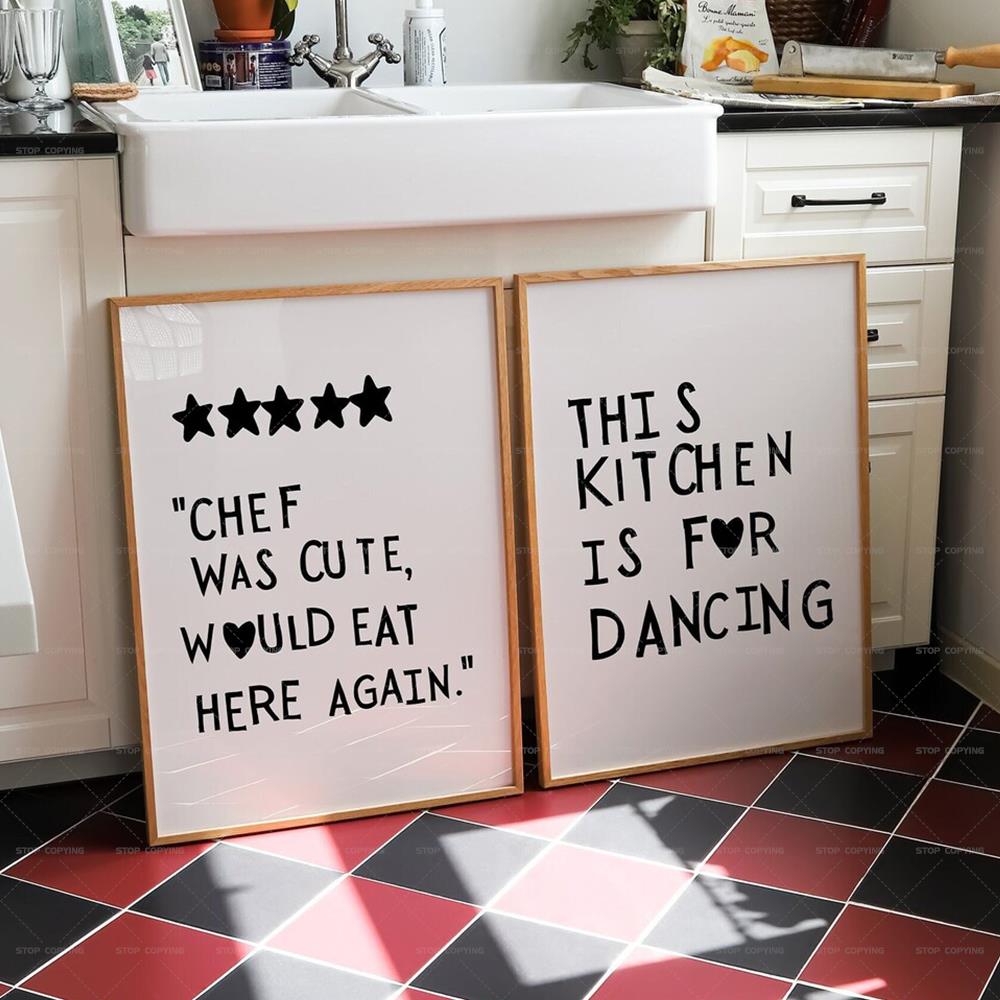 Minimalist Heart Black Chef Mo - đánh giá và giá Home Cooking Quotes