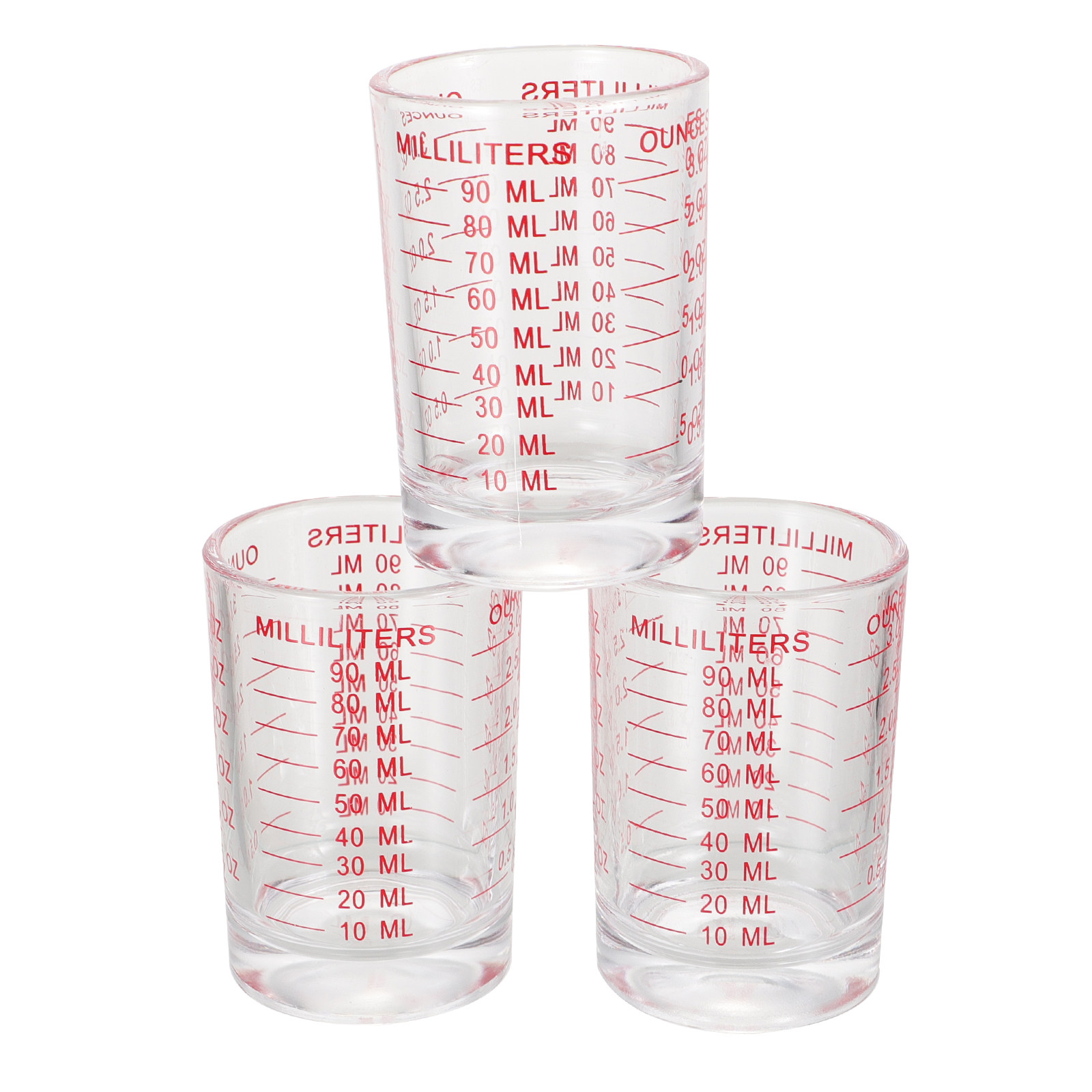 3Pcs Glass Measuring Cups Set  - đánh giá và giá Home Cooking Kitchen