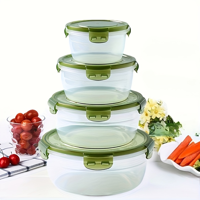 4 Plastic Food Storage Contain - đánh giá và giá Home Cooking Food
