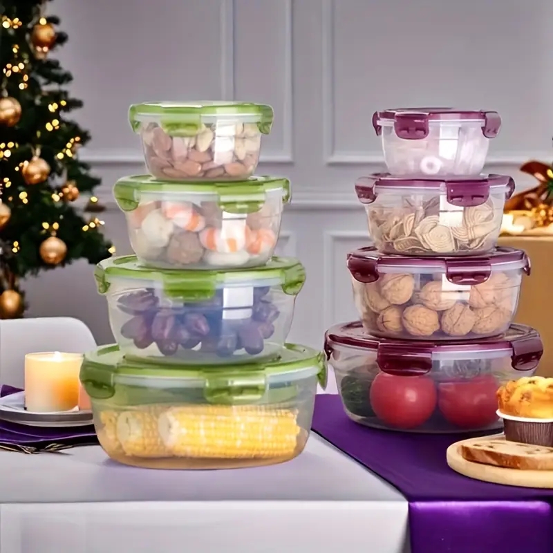 4 Plastic Food Storage Contain - đánh giá và giá Home Cooking Food