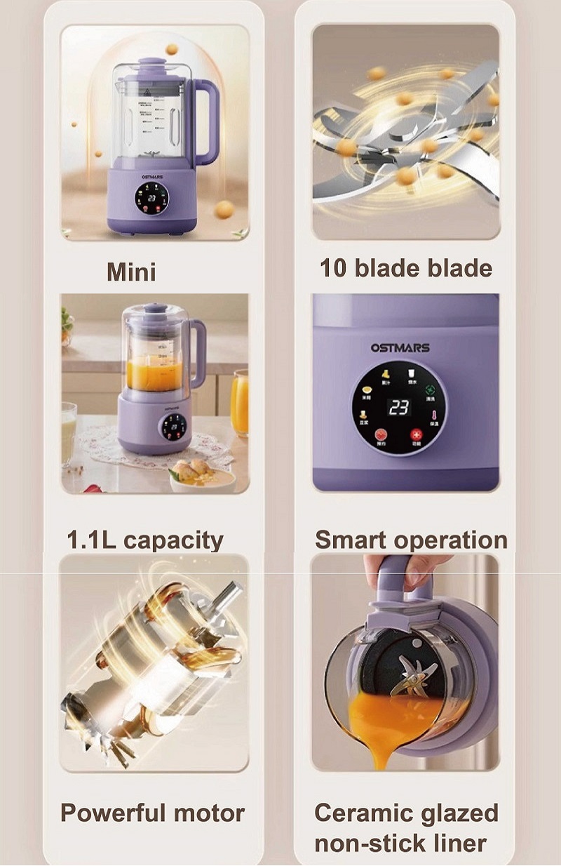 600W Home Soy Milk Machine 110 - đánh giá và giá Home Cooking Machine