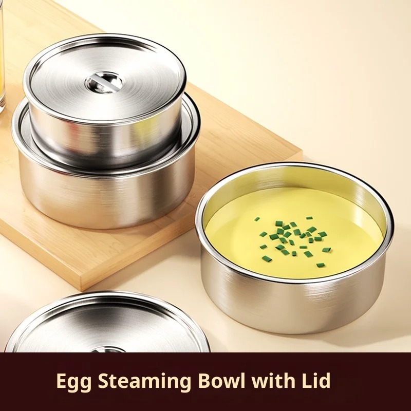 Stainless Steel Steaming Bowl  - đánh giá và giá Home Cooking Food