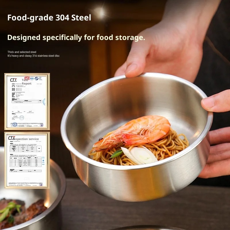 Stainless Steel Steaming Bowl  - đánh giá và giá Home Cooking Food