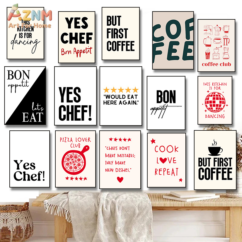 AZNM Kitchen Coffee Chef Quote - đánh giá và giá Home Cooking Quotes